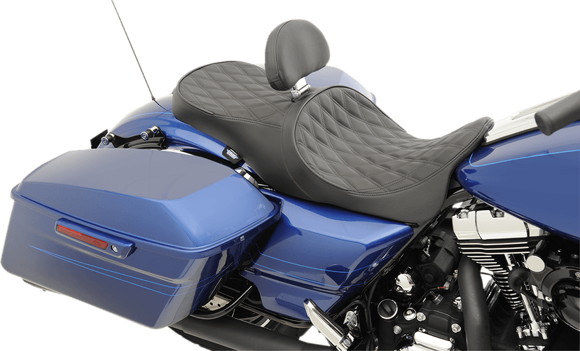 DRAG SPECIALTIES SEATS 0801-1011 Low Forward Touring Seat - Double Diamond - FL '08-'24 — image 5 of 5