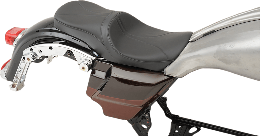 DRAG SPECIALTIES SEATS 0801-1069 Low Touring Seat - Solar Reflective - Mild Stitched - Yaffe Tanks - FL '08-'23 — image 3 of 6