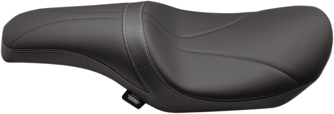DRAG SPECIALTIES SEATS 0801-1073 Predator Seat - Mild Stitched - Yaffe Gas Tank - FL '08-'23