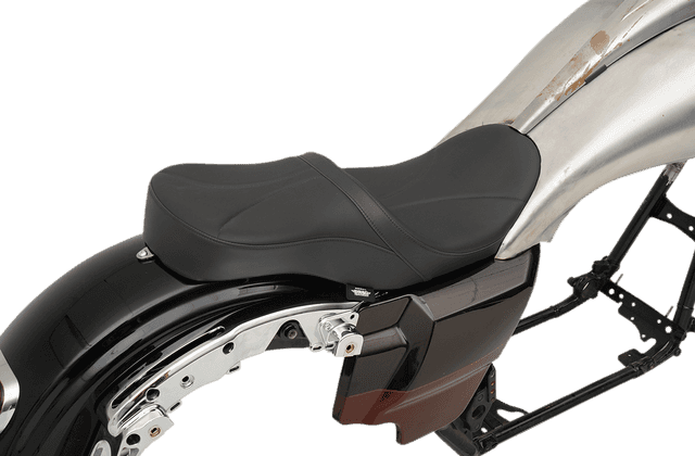 DRAG SPECIALTIES SEATS 0801-1075 Low Touring Seat - Solar Reflective - Mild Stitched - Razorback Tanks - FL '08-'23 — image 3 of 7