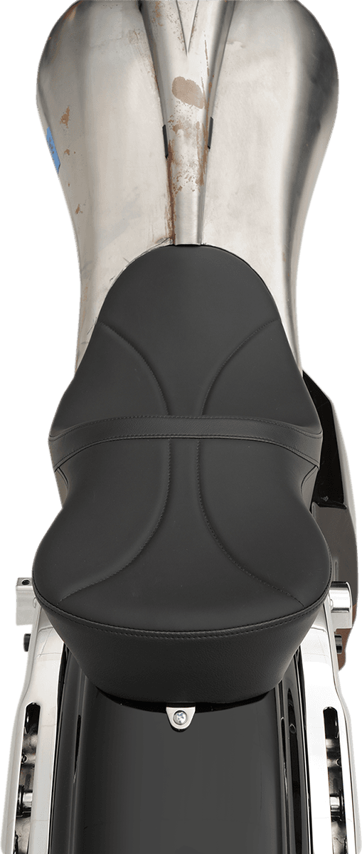 DRAG SPECIALTIES SEATS 0801-1075 Low Touring Seat - Solar Reflective - Mild Stitched - Razorback Tanks - FL '08-'23 — image 5 of 7