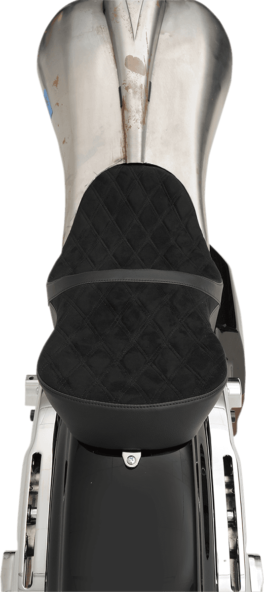 DRAG SPECIALTIES SEATS 0801-1076 Low Touring Seat - Vinyl - Diamond - Razorback Tanks - FL '08-'23 — image 5 of 6