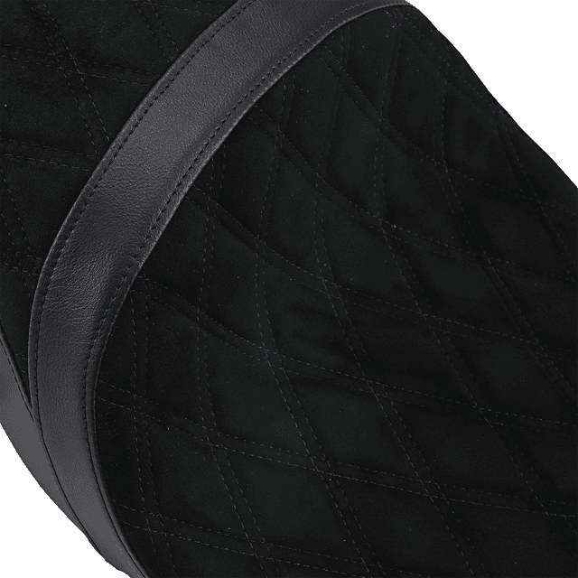 DRAG SPECIALTIES SEATS 0801-1076 Low Touring Seat - Vinyl - Diamond - Razorback Tanks - FL '08-'23 — image 2 of 6