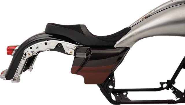 DRAG SPECIALTIES SEATS 0801-1076 Low Touring Seat - Vinyl - Diamond - Razorback Tanks - FL '08-'23 — image 4 of 6