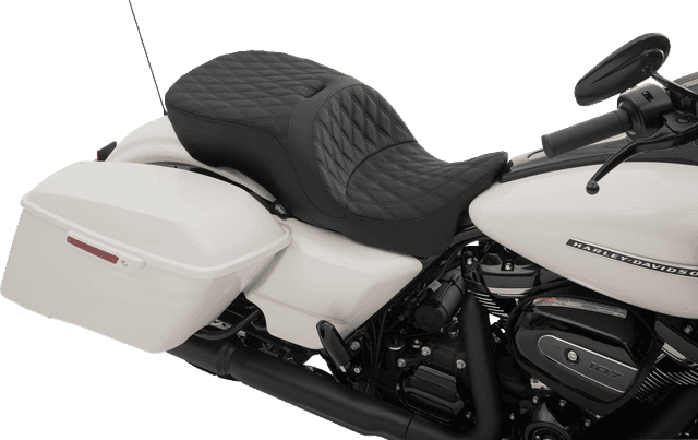 DRAG SPECIALTIES SEATS 0801-1110 Touring Seat - Double Diamond - Forward - FL '09-'23 — image 2 of 2