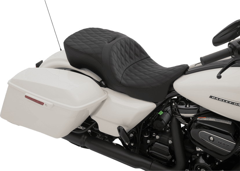 DRAG SPECIALTIES SEATS 0801-1111 Touring Seat - Double Diamond - FL '09-'23 — image 2 of 2