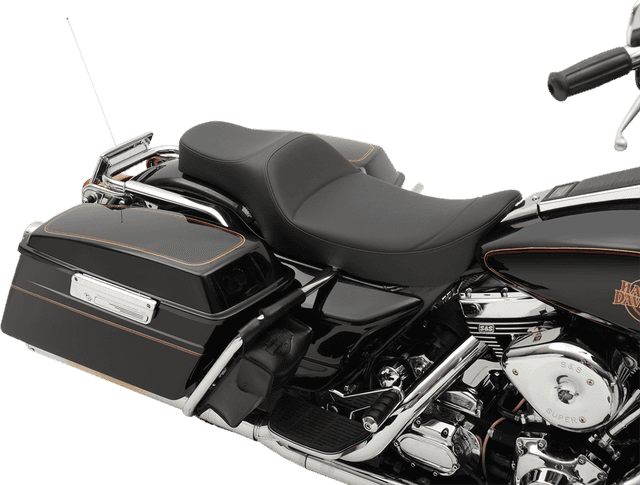 DRAG SPECIALTIES SEATS 0801-1127 Extended Reach Predator Seat - Mild Stitched - FL '97-'07 — image 3 of 4