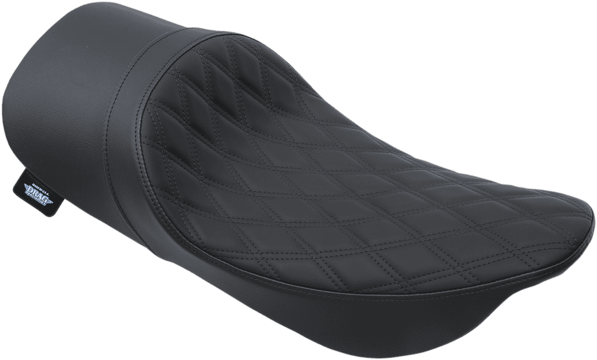 DRAG SPECIALTIES SEATS 0801-1159 Low Profile Solo Seat - Forward - Double Diamond - FL '99-'07