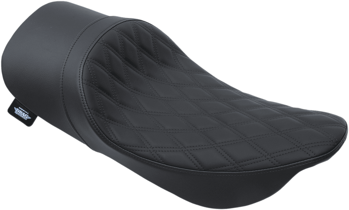 DRAG SPECIALTIES SEATS 0801-1159 Low Profile Solo Seat - Forward - Double Diamond - FL '99-'07