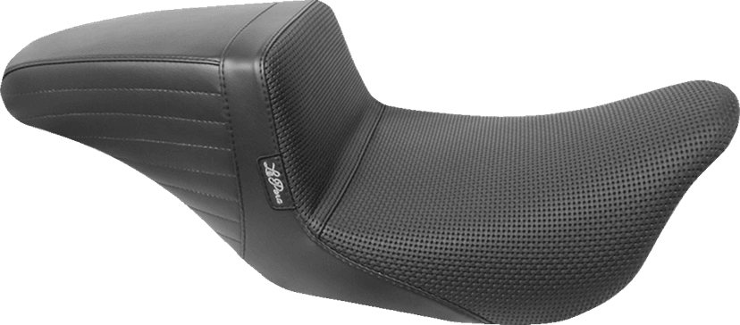 LE PERA 0801-1161 Kickflip Daddy Long Legs Seat - Basketweave - Black - FL '08-'23