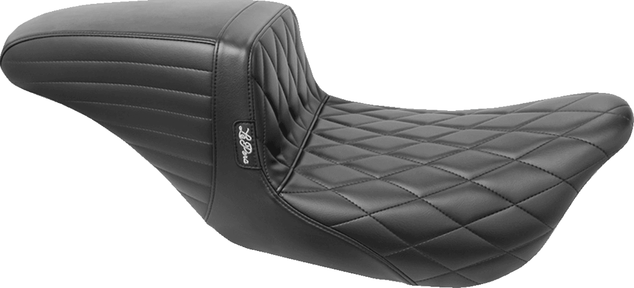 LE PERA 0801-1162 Kickflip Daddy Long Legs Seat - Diamond - Black - FL '08-'23