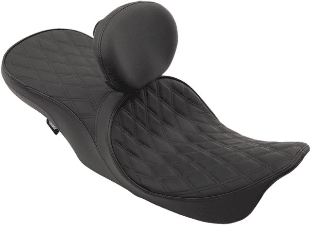 DRAG SPECIALTIES SEATS 0801-1169 Low Forward Touring Seat - Double Diamond - FLHR/FLHX '97-'07 — image 3 of 3
