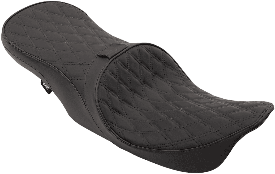 DRAG SPECIALTIES SEATS 0801-1169 Low Forward Touring Seat - Double Diamond - FLHR/FLHX '97-'07