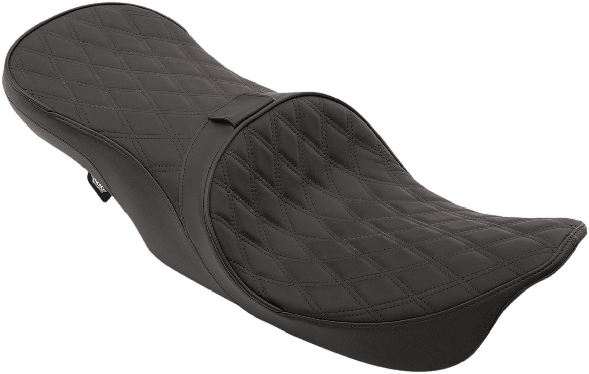 DRAG SPECIALTIES SEATS 0801-1169 Low Forward Touring Seat - Double Diamond - FLHR/FLHX '97-'07
