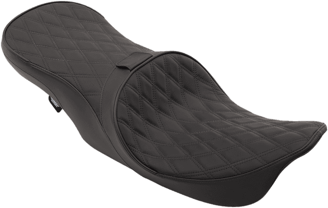 DRAG SPECIALTIES SEATS 0801-1169 Low Forward Touring Seat - Double Diamond - FLHR/FLHX '97-'07 — image 1 of 3