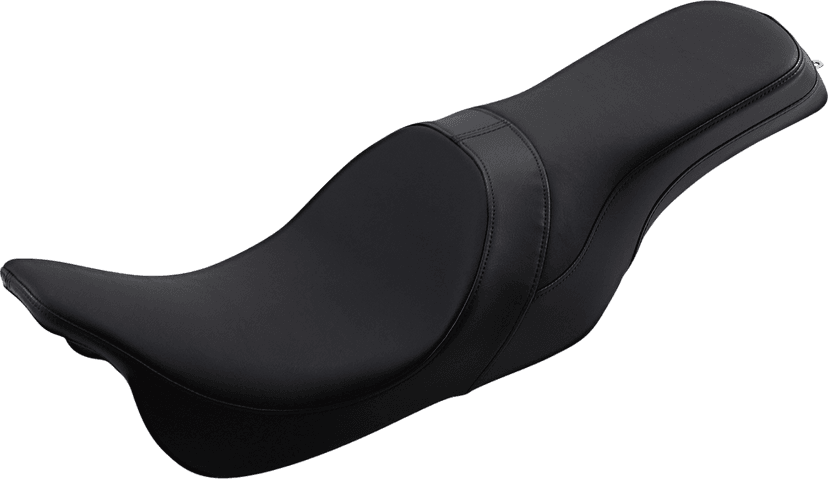 DRAG SPECIALTIES SEATS 0801-1263 Forward Positioned Predator 2-Up Seat - Smooth - FL '08-'23 — image 1 of 2