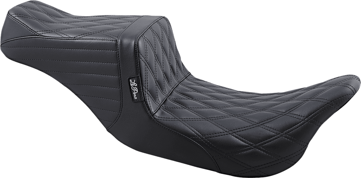 LE PERA 0801-1315 Tailwhip Seat - Double Diamond - Black - FL '08-'23