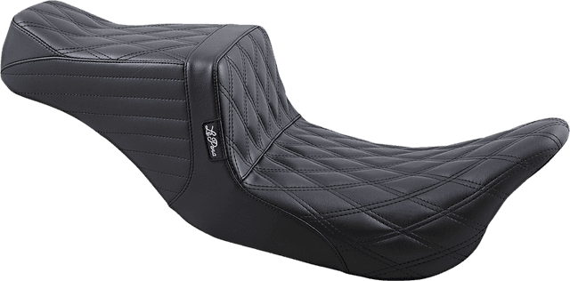LE PERA 0801-1315 Tailwhip Seat - Double Diamond - Black - FL '08-'23 — image 1 of 2