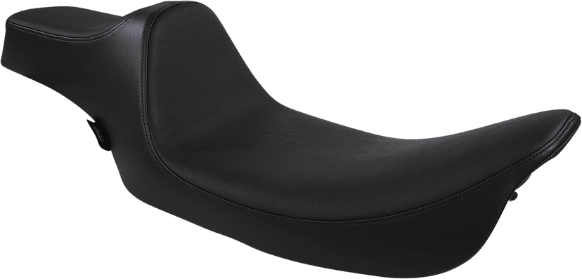 DRAG SPECIALTIES SEATS 0801-1368 Extended Reach Predator III Seat - Smooth - Black - FL '99-'07 — image 1 of 6