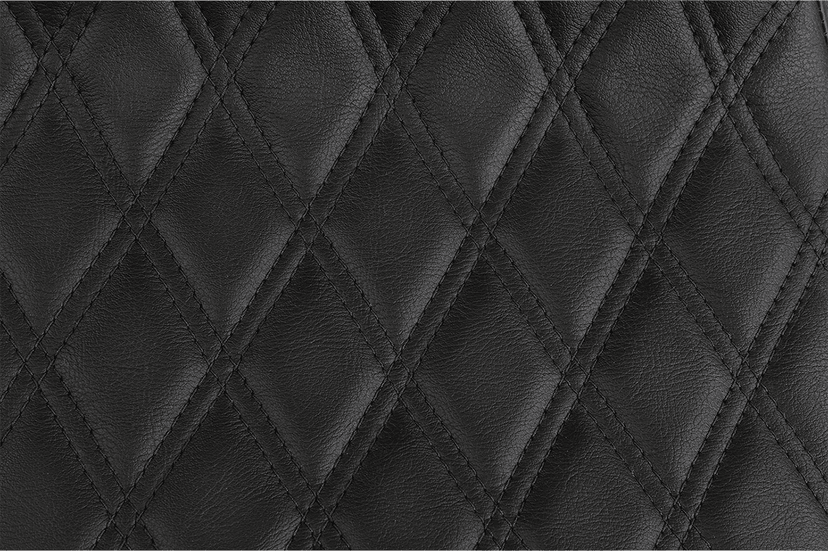 DRAG SPECIALTIES SEATS 0801-1369 Extended Reach Predator III Seat - Double Diamond - Black Stitching - FL '99-'07 — image 4 of 6