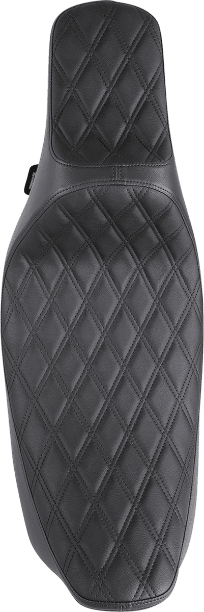DRAG SPECIALTIES SEATS 0801-1369 Extended Reach Predator III Seat - Double Diamond - Black Stitching - FL '99-'07 — image 2 of 6