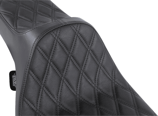 DRAG SPECIALTIES SEATS 0801-1369 Extended Reach Predator III Seat - Double Diamond - Black Stitching - FL '99-'07 — image 3 of 6