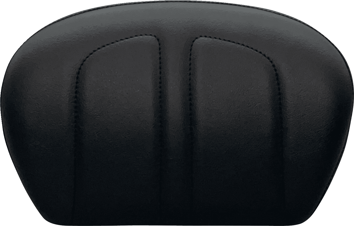 LE PERA 0801-1447 Sissy Bar Pad - Large - Maverick Stitch - Dull Black
