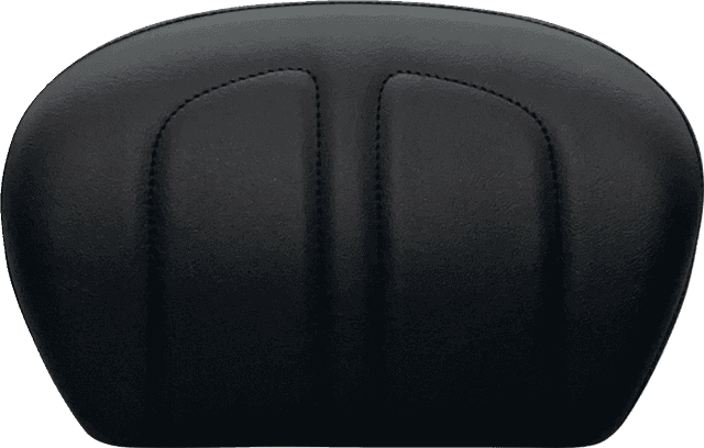 LE PERA 0801-1447 Sissy Bar Pad - Large - Maverick Stitch - Dull Black