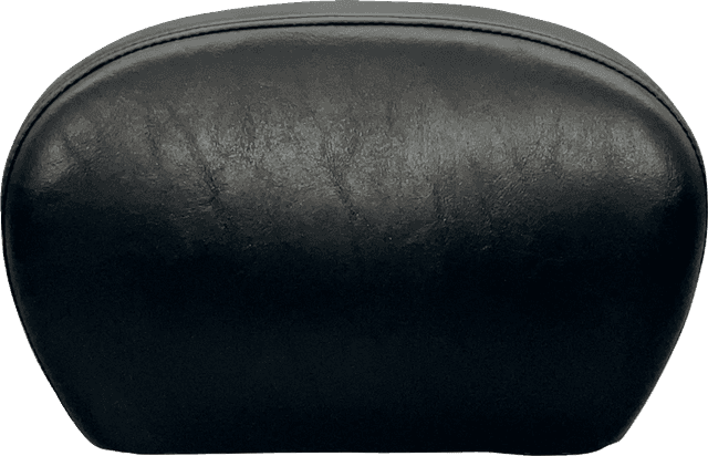 LE PERA 0801-1452 Sissy Bar Pad - Large - Smooth - Shiny Black