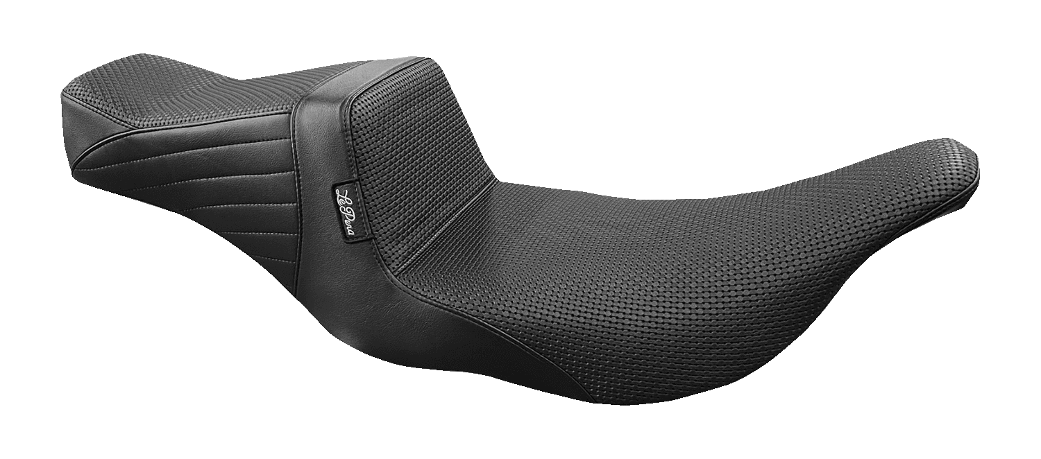 LE PERA 0801-1454 Tailwhip Seat - Basketweave - Black - FL '97-'07