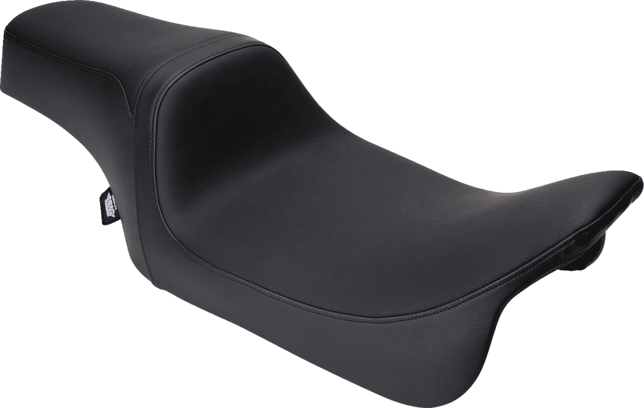 DRAG SPECIALTIES SEATS 0801-1480 Predator 1Up Seat - Vinyl - Black - Smooth - FLH '08-'23