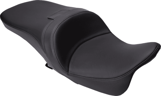 DRAG SPECIALTIES SEATS 0801-1485 Freedom Seat - Solar Leather - Black - Smooth - FLH '09-'23 — image 1 of 4