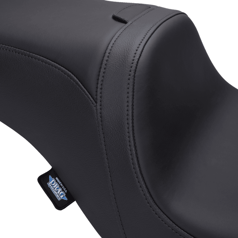 DRAG SPECIALTIES SEATS 0801-1501 Predator 2-Up Seat - Solar Leather - Smooth - w/ Backrest Receptacle - FL '08-'23 — image 3 of 3