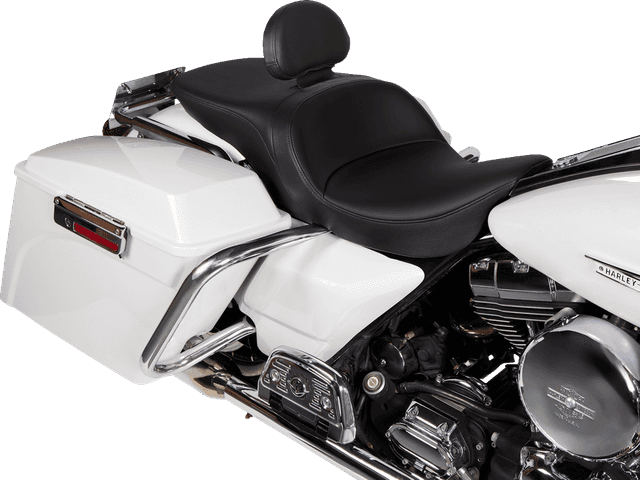 DRAG SPECIALTIES SEATS 0801-1503 Freedom Seat - Vinyl - Smooth - FLH '97-'07 — image 2 of 4