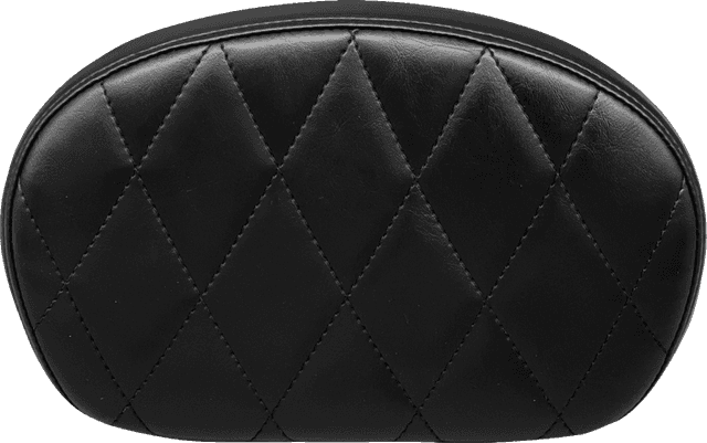 LE PERA 0801-1514 Sissy Bar Pad - Medium - Diamond - Shiny Black