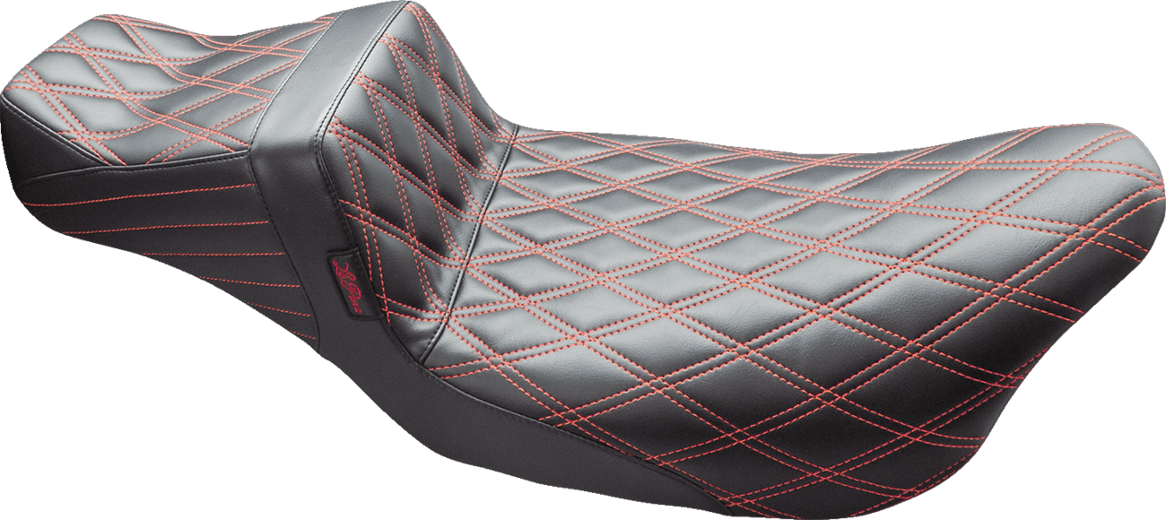 LE PERA 0801-1537 Tailwhip Daddy Long Legs Seat - Double Diamond w/ Red Thread - FL '08-'24