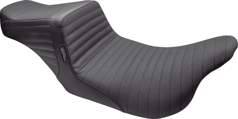 LE PERA 0801-1540 Tailwhip Seat - Pleated w/ Grip Tape - Black - FL '08-'23