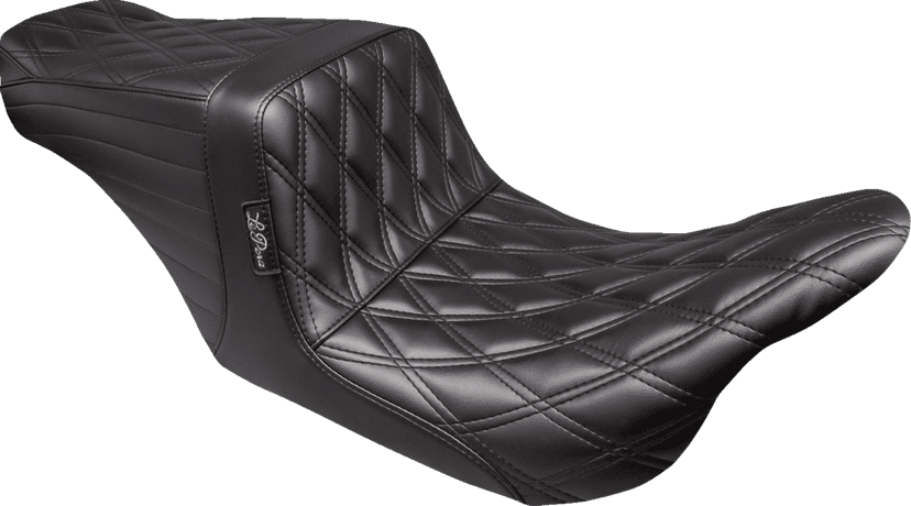 LE PERA 0801-1544 Tailwhip Up Front Seat - Double Diamond - Black - FL '08-'23