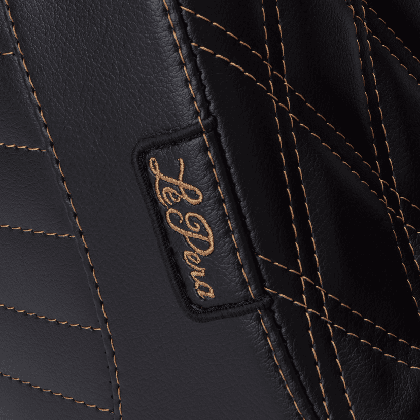 LE PERA 0801-1547 Tailwhip Up Front Seat - Double Diamond w/ Chestnut Thread - FL '08-'24 — image 3 of 3
