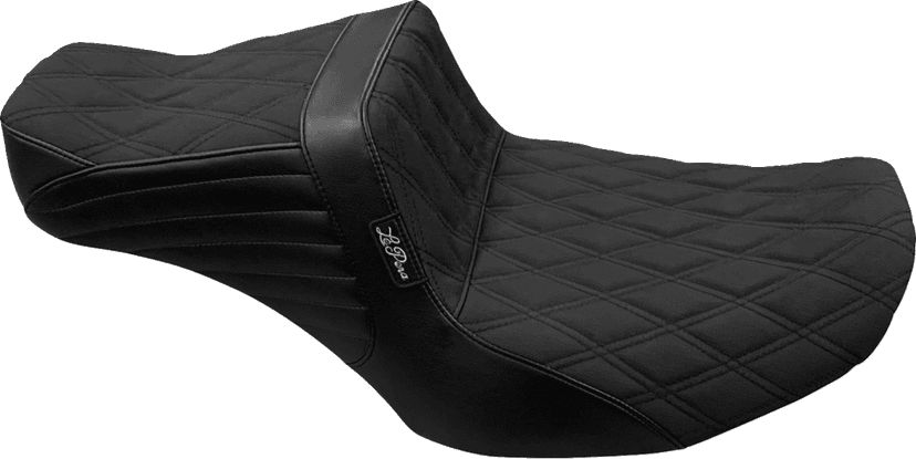 LE PERA 0801-1707 Tailwhip Seat - Double Diamond w/ Gripper - FLH/FLT '23-'25