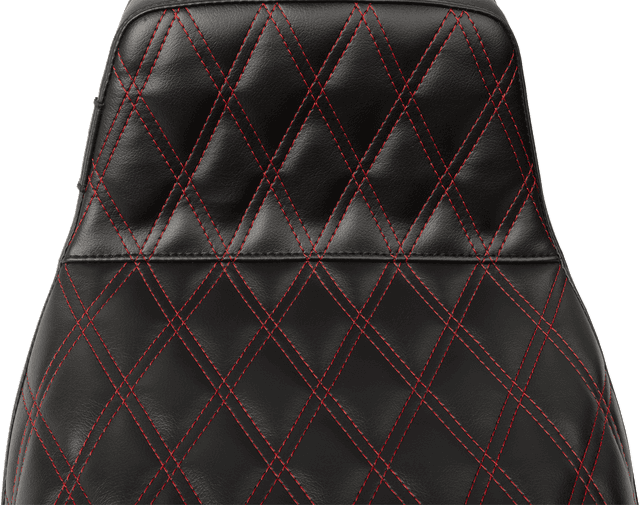 LE PERA 0801-1849 Tailwhip Seat - Red Double Diamond Stitch - FLH/FLT '23-'25 — image 2 of 3