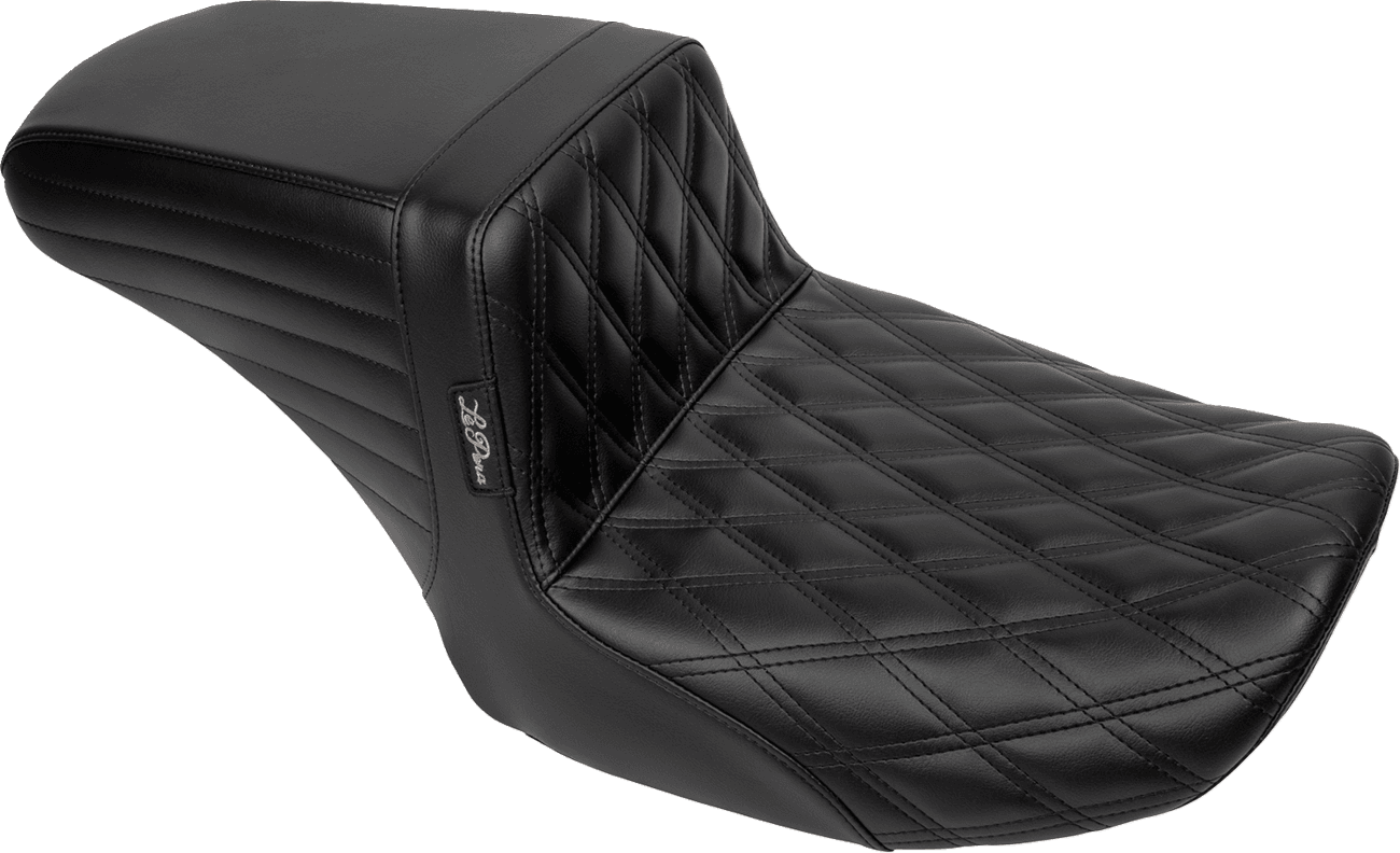 LE PERA 0801-1860 Kickflip Seat - Double Diamond Stitch - FLH/FLT '23-'25