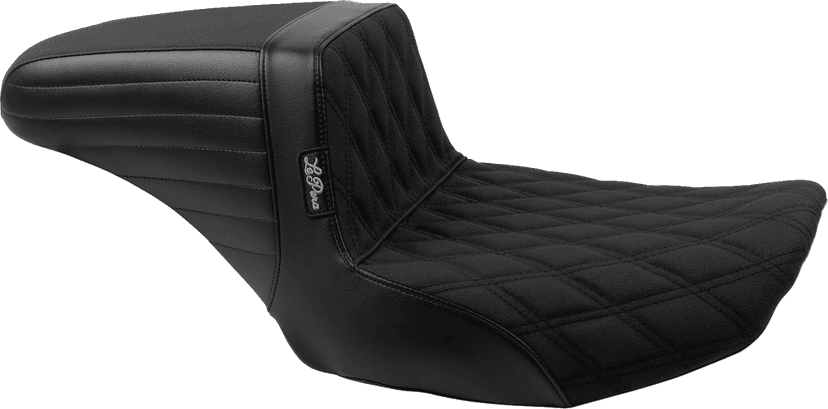 LE PERA 0801-1867 Kickflip Seat - Double Diamond Stitch w/ Gripp Tape - FLH/FLT '23-'25 — image 1 of 3