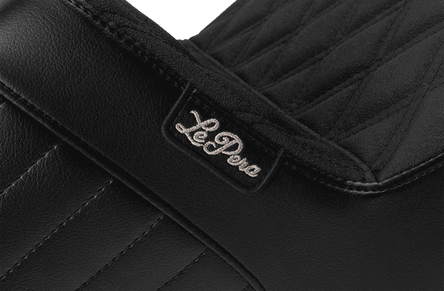 LE PERA 0801-1867 Kickflip Seat - Double Diamond Stitch w/ Gripp Tape - FLH/FLT '23-'25 — image 2 of 3