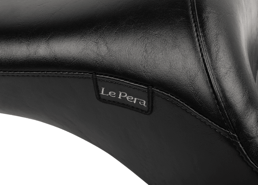 LE PERA 0801-1881 Maverick Seat - without Backrest - Smooth - Black - FLH/FLT '23-'25 — image 2 of 3