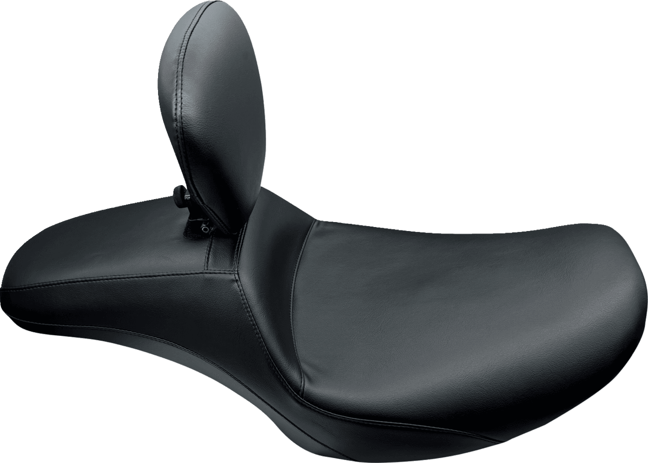 LE PERA 0801-1886 Outcast Daddy Long Legs Seat - w/ Backrest - Smooth - FLH/FLT '23-'25