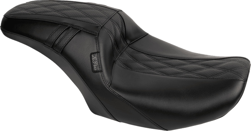 LE PERA 0801-1889 Outcast Seat - Without Backrest - GT2 Inlay - FLH/FLT '23-'25 — image 1 of 3