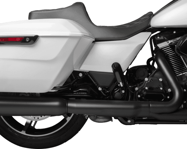 DRAG SPECIALTIES SEATS 0801-1919 Predator III Seat - Double Diamond - Silver Stitched - FLT/FLH '23-'24 — image 2 of 4