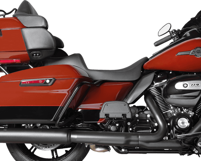 DRAG SPECIALTIES SEATS 0801-1922 Predator III Seat - Extended Reach - Smooth - FLH/FLT '08-'24 — image 2 of 4
