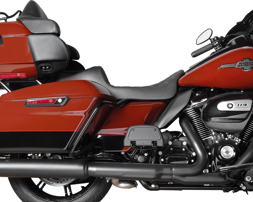 DRAG SPECIALTIES SEATS 0801-1923 Predator III Seat - Extended Reach - Double Diamond - Black - FLH/FLT '08-'24 — image 3 of 3